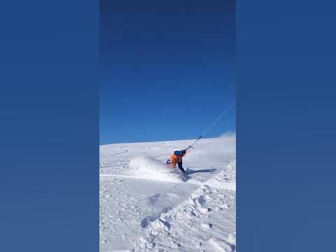 Сноукайтинг зимний Байкал