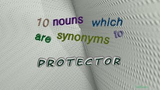 protector - 12 nouns having the meaning of protector (sentence examples)