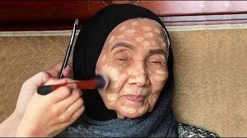 93歲老奶奶挑戰「化妝術」，結果秒變女神，實在太驚艷了！ - 天天要聞