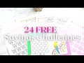 24 free savings challenges in 2024  beginner friendly  all income levels