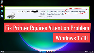 Fix Printer Requires Attention Problem In windows 11/10