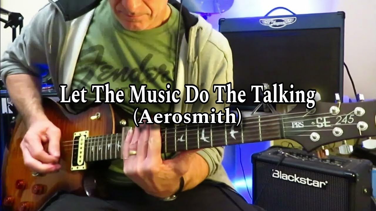 Let The Music Do the Talking - Aerosmith. Guitar Cover KDA - YouTube