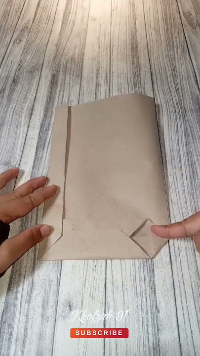 Kantong gorengan aestetik dari kertas nasi