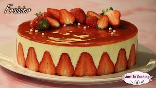 Recette de Fraisier à la Crème Diplomate