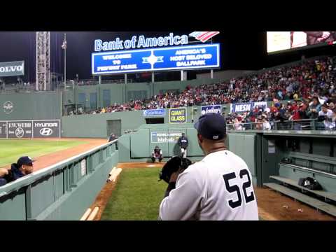 CC Sabathia Bullpen- Fenway Park April 10, 2011