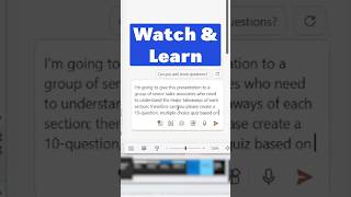 Use Copilot to Create a Quiz in PowerPoint! #shorts