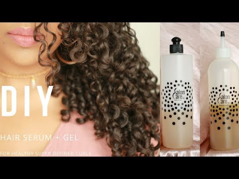 DIY HEALTHY HAIR SERUM + GEL FOR SUPER DEFINED CURLS