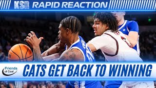 Kentucky Gets A Much Needed Win Over South Carolina; Clinch Tournament Berth | Rapid Reaction