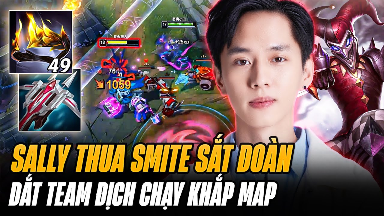 Shaco Của Sally Bị Sắt Đoàn Out Trừng Phạt Và Cái Kết Dắt Cả Team Địch Chạy Khắp Map Cực Hài