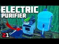 Building the Electric Purifier, Water for EVER ! Raft Chapter 2 Update | Z1 Gaming