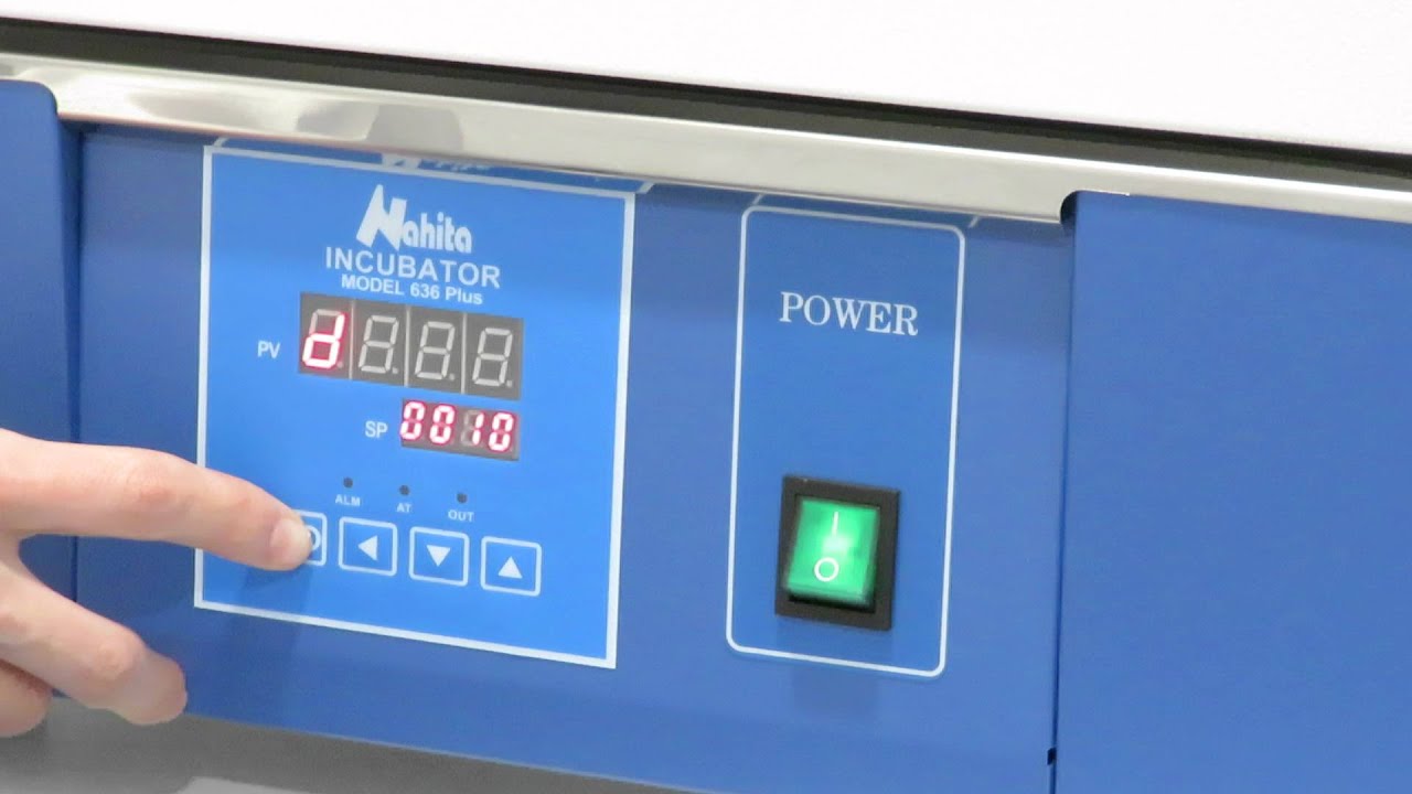 Cambio de resolución de temperatura- Estufas de cultivos, serie 636