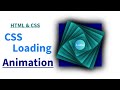 How to make Animated Page Loader using HTML & CSS | loading html css