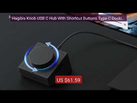 Hagibis Knob USB C Hub With Shortcut Buttons Type-C Docking... — Top Pick 2026 | Unbeatable Price!