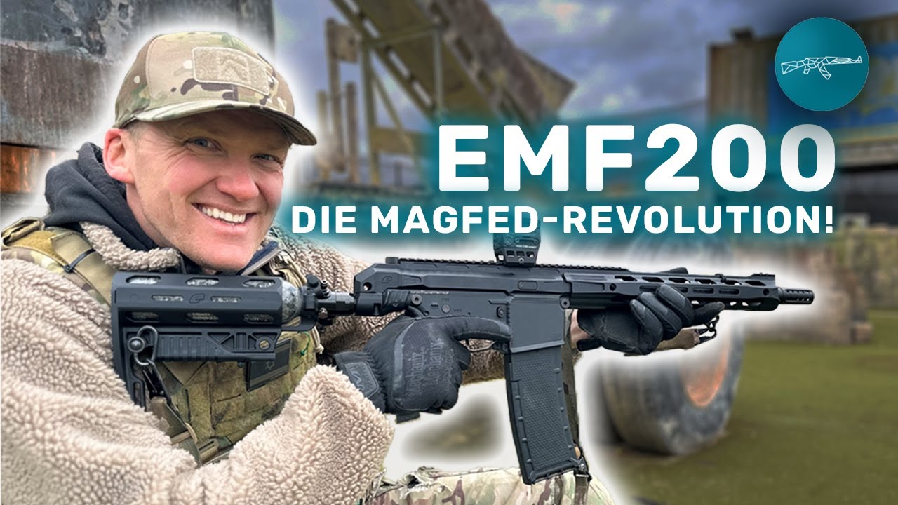 Neue Magfed Waffe: EMF200 das Meisterwerk von Planet Eclipse! - YouTube