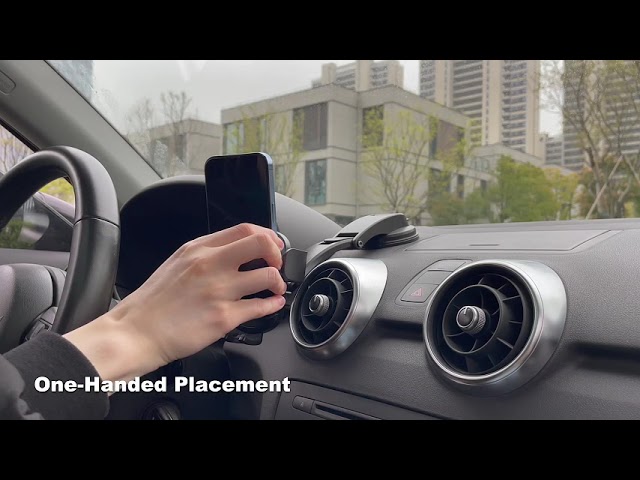 Vention One Touch Clamping Car Phone Mount With Suction Cup