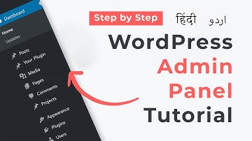 WordPress Admin Panel Tutorial | Step by Step Tutorial in Urdu & Hindi #wordpress