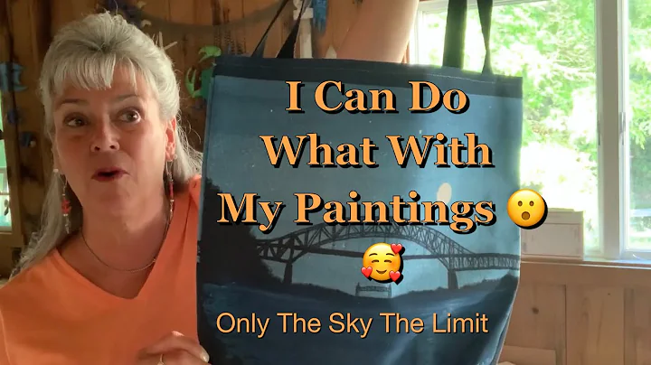 More ideas you can do with your paintings - video #4