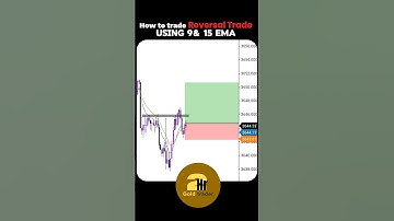 How to trade reversal using 9 and 15 EMA strategy | best scalping strategy #xauusd