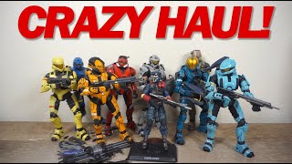 CRAZY Halo 3 McFarlane Action Figure Haul + AWESOME Extras!!