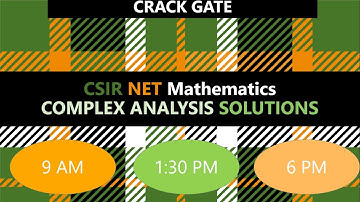 CSIR NET JUNE 2019 COMPLEX ANALYSIS SOLUTIONS