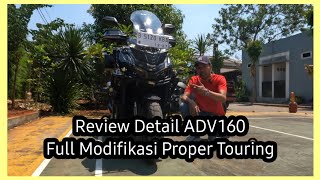 Review DETAIL Part ADV160 Modifikasi touring | Tempat pembelian part