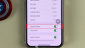 How to enable/disable keyboard clicks sound on iPhone 13 Pro max ios 15