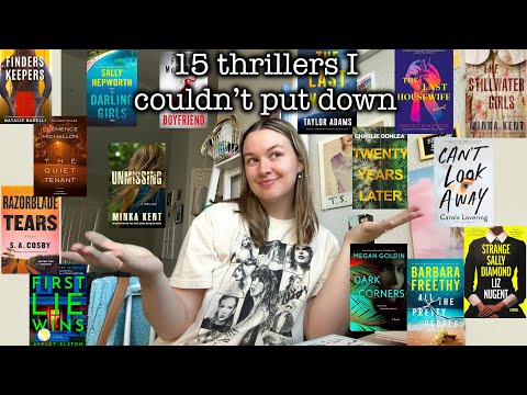 15 Thriller Book Recommendations • thriller books I couldn’t put down! • books to get out of a slump