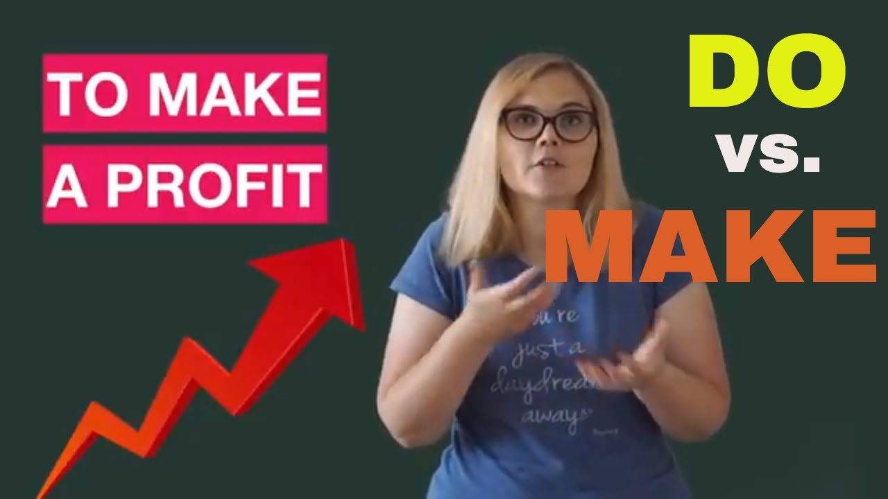 Kiedy używamy MAKE a kiedy DO? Po angielsku YouTube