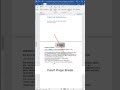 Insert Page Break In MS Word Document JCC Tangi Insert Page Break In MS Word Document JCC Tangi