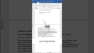 Insert Page Break in MS Word Document | JCC Tangi screenshot 2