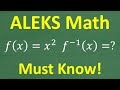 Alex Math Placement Exam Preparation Quiz