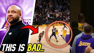 Lakers Lebron & Anthony Davis FED UP with Darvin Ham | Blown Defensive Coverage + Lebron Leaves