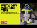 RYOBI: How to maintain a Wet & Dry Vacuum