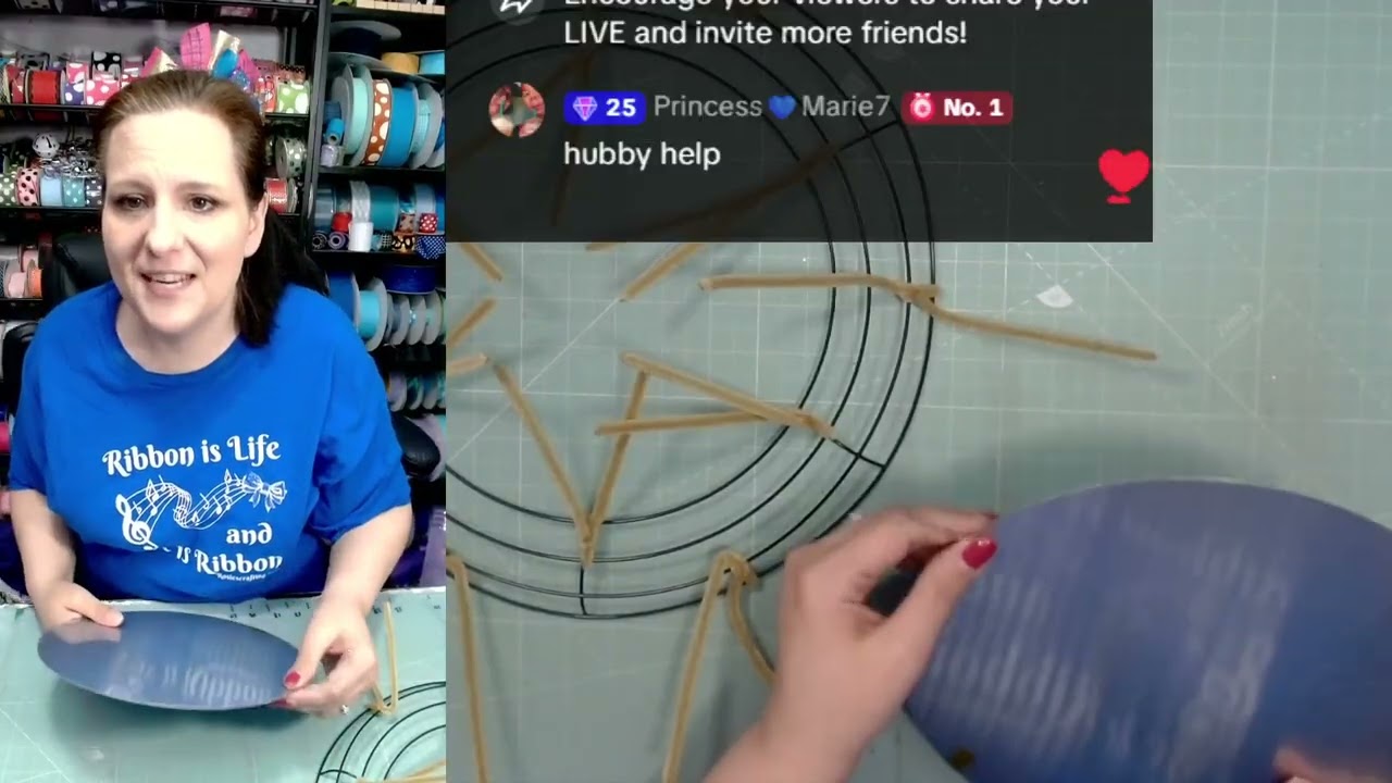 Butterfly Pancake Wreath Making Live Replay!