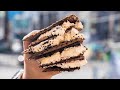 메뉴판에 없어 고수만 먹는 꿀조합! 오레오 씬와플 + 아이스크림 Oreo thin waffle / Korean street food