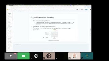 ML Performance Reading Group Session 19: Speculative Decoding