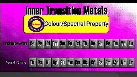 Colour of Lanthanides (Modified) II Concise Notes II Pdf link in description👇