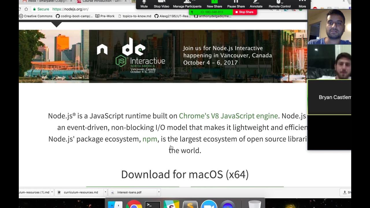 Node.js Command Line Review Part 1 - YouTube