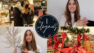 VLOGMAS DAY ONE! BUYING CHRISTMAS DECORATIONS | Kate Hutchins