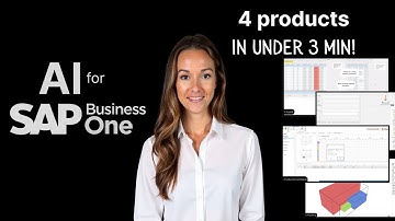 Wisys AI for SAP Business One | Agility Intelligence Bundle Overview