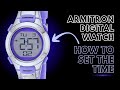 How to Set the Time on an Armitron 4 Button Pro Sport Digital Watch