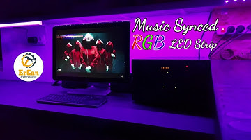 RGB Led Strip Light | 12V Music Synced IR Remote Controlled SMD5050 RGB LED Light Strip