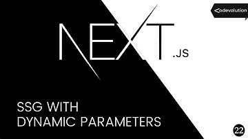 Next.js Tutorial - 22 - SSG with Dynamic Parameters