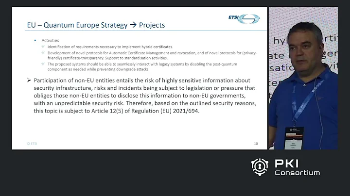 How ETSI is Preparing for PQC