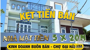 Nhà đất Hóc Môn ✅ Bán nhà mặt tiền 5 ×20 gần Chợ Đại Hải đường Phan Văn Hớn