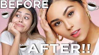 EASY EVERYDAY 5 MINUTE GLOW UP (tinted moisturizer and no falsies!) | Roxette Arisa