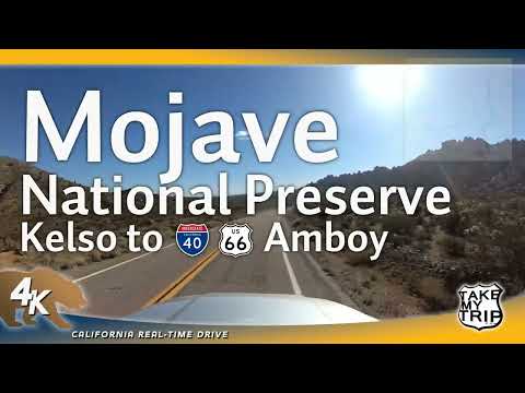 Scenic Drive Across Mojave National Preserve: Kelbaker Road - Kelso to I-40, Old US 66 to Amboy
