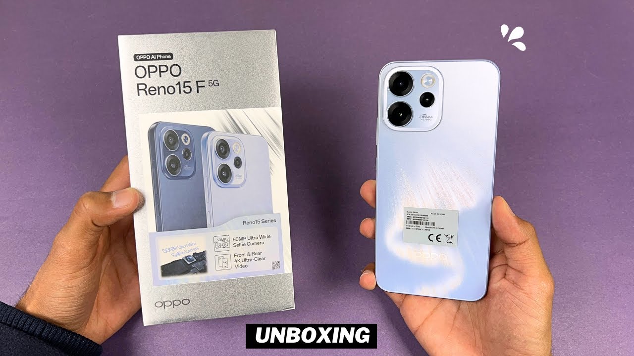 Oppo Reno 15F 5G Unboxing - This Design is INSANE! (7000 mAh MONSTER!)