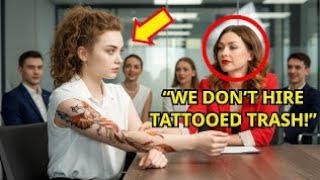 видео: Её выгнали с собеседования из-за татуировки — пока не узнали, что она генеральный директор картинка: Её выгнали с собеседования из-за татуировки — пока не узнали, что она генеральный директор