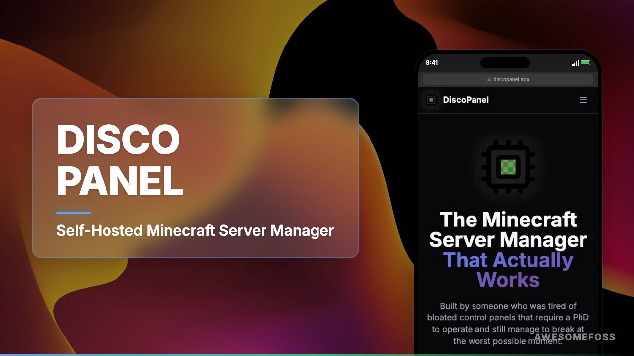 DiscoPanel: The Minecraft Server Manager That Actually Works (MIT, Self-Hosted)